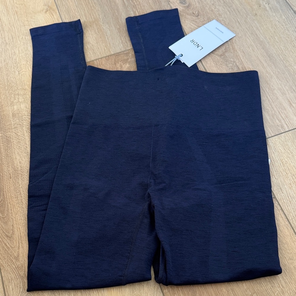 LNDR Navy Space Dye Leggings - Picture 6 of 6